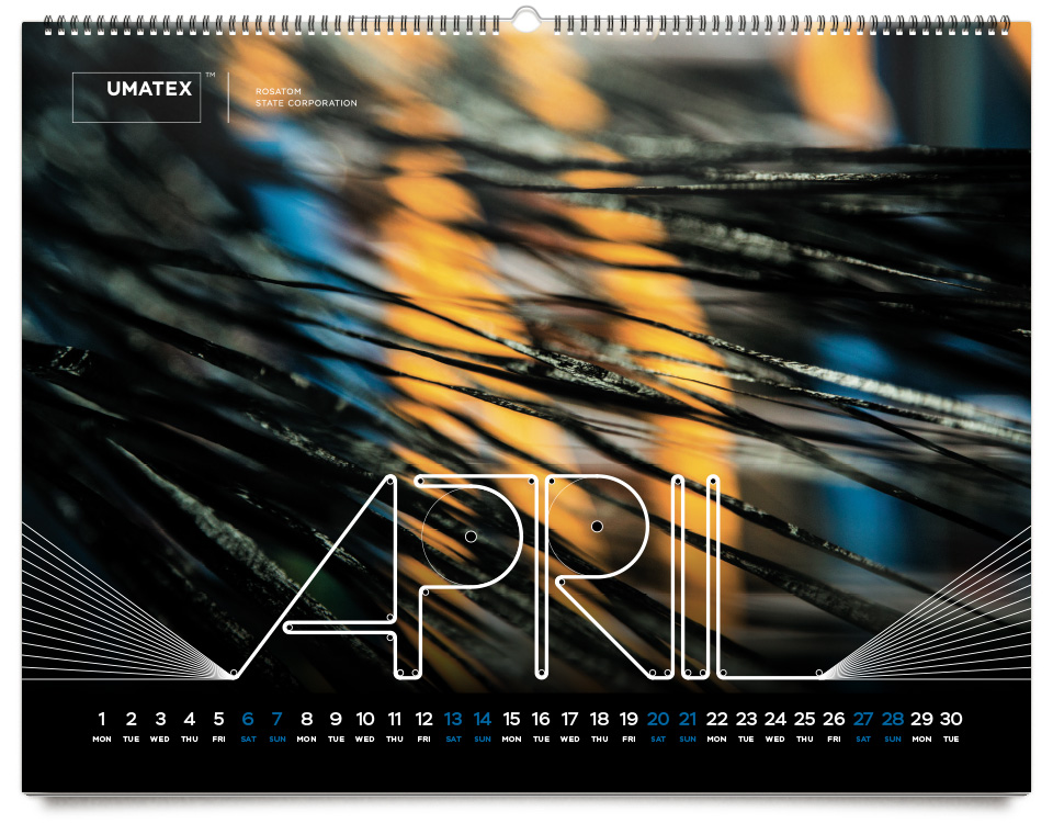 April — UMATEX 2017 calendar