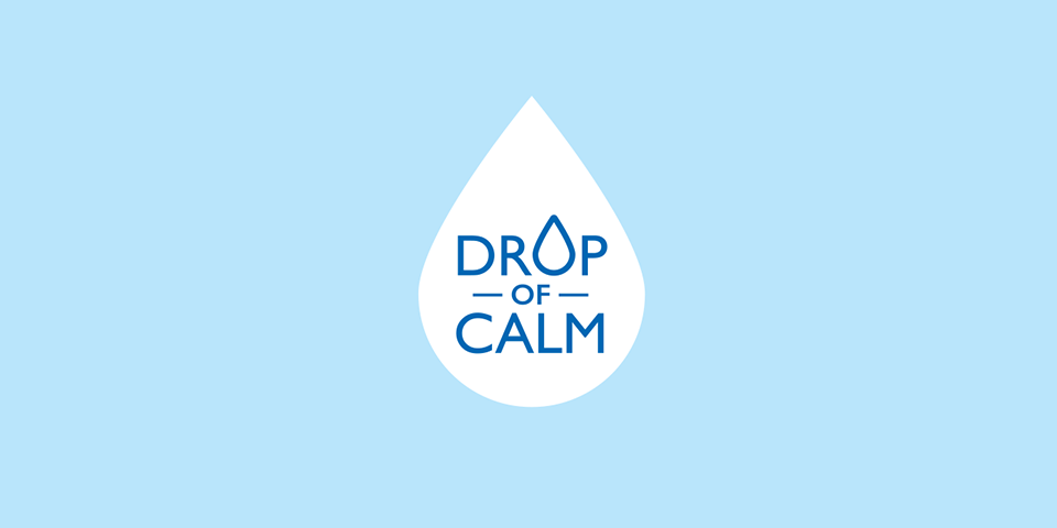 Логотип минеральной воды Drop of Calm