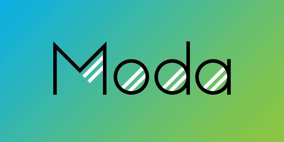 Логотип магазина молодёжной одежды Moda