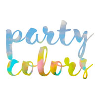 Логотип и упаковка фестивальных красок Party Colors