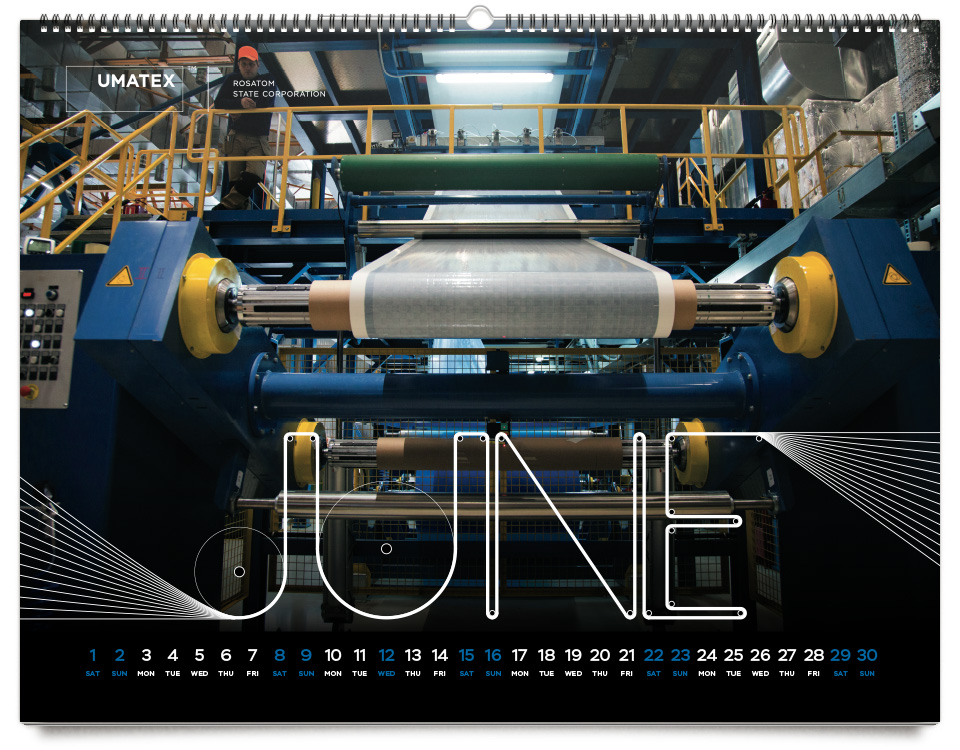 June — UMATEX 2017 calendar