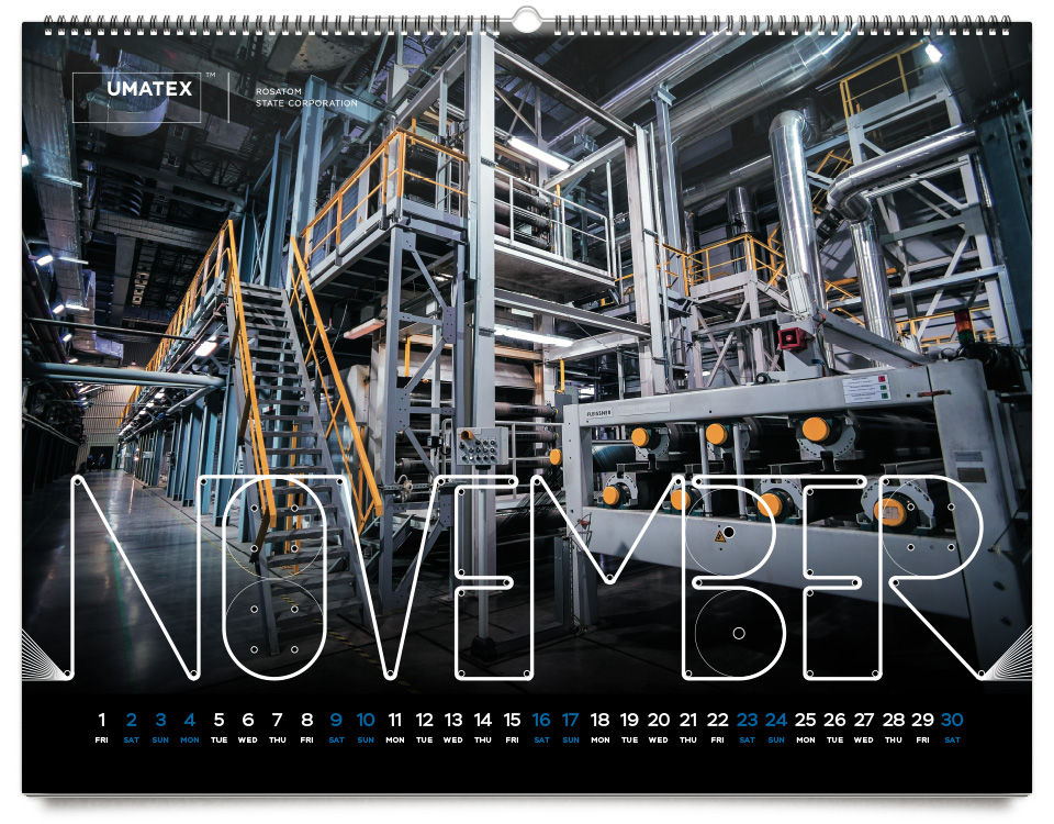 November — UMATEX 2017 calendar