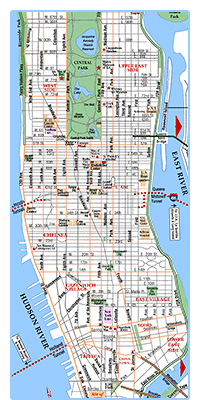 Карта Манхэттена